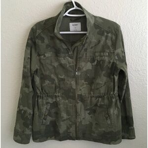 NWOT Old Navy Olive Camo Jacket XS